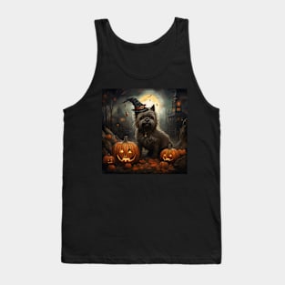 Halloween Cairn Terrier Tank Top